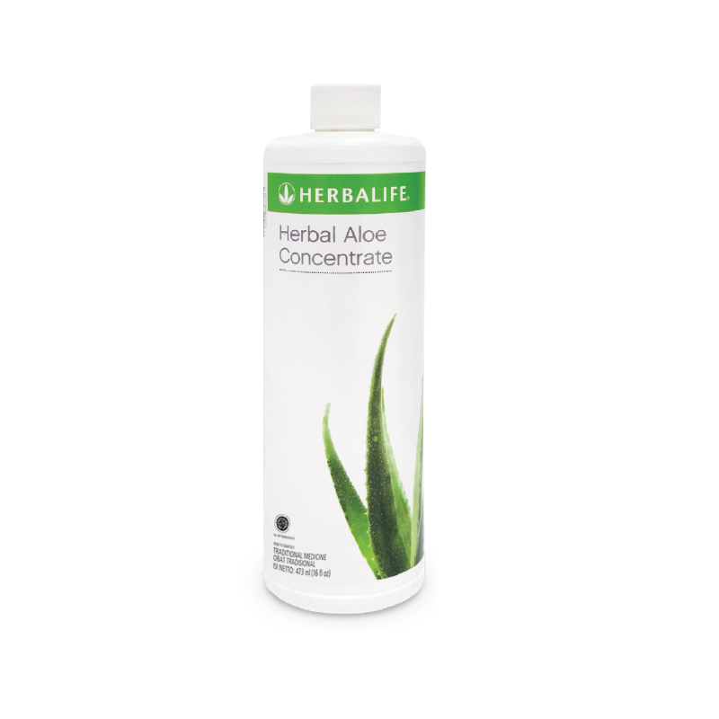 Kesehatan Pencernaan Herbal Aloe Concentrate Original 473ml Herbalife